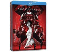 GHOST IN THE SHELL STEELBOOK (La Vigilante Del Futuro Steelbook) BLU-RAY + BLU-RAY BONUS DISC (English, Spanish, French and Portuguese Audio & Subtitles)