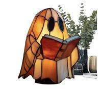 Ghost Lamp, Cute Resin Light, Novelty Desk Fixture, Soft Glow Nightpiece, Whimsical Ambient Design, for Bedroom Nursery Bathroom Dorm School Girls Kids Family Indoor Birthday Setup