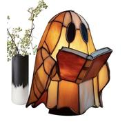 Ghost Lamp, Resin Nightlight Sculpture Children, Soft Glowing Light Fixture for Bathroom, Bedroom, Nursery, Dormitory, Living Space, School Events, Party, Holiday Display, Decorative Ambience Accent