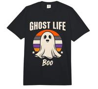 Ghost Life Retro Lindo Fantasma de Halloween Comfort Colors Adult Heavyweight T-Shirt