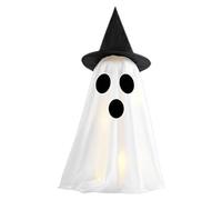 Ghost Light - ACCEPT DECORATIVO LEMED LED a base de batería, escultura de iluminación de Halloween espeluznante | mesa temática embrujada para Mantel Party Home Atmósfera Festive Room Souez Sea