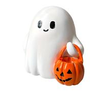 Ghost Light - Ghost And Pumpkin Ornaments | Spooky, Nursery Nightlight, Ghostt With Pumpkin Home Accessories For Kitchen Reading Corner Party Room Study Halloween Bathroom Bedside