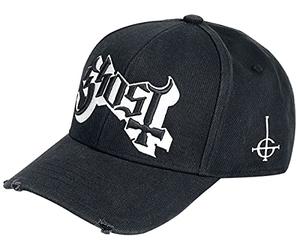 Ghost Logo - Baseball Cap Unisex Gorra Negro 100% algodón