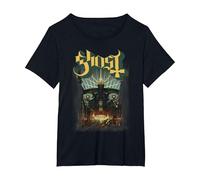 Ghost Meliora Camiseta, Mujer Tallas Grandes, Negro, 6XL Grande