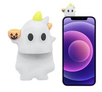 Ghost Mystery Phone Doll | Peel-and Stick Ghost Figure Juguetes | Figura novedosa para casas interiores y exteriores | Pantalla creativa de mesa para casa u oficina 0.59x0.59 pulgadas