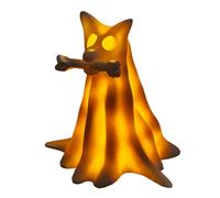 Ghost Nightlight, Dachshund Halloween Lamp, Spooky Ambient Lighting, Soft Glowing Decor Piece, 5.71 x 3.54 x 3.15 Inches, for Bedroom, Nursery, Table, Desk, Bookshelf, Fireplace, Party, Halloween