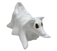 Ghost Nightlight, Dachshund Halloween Lamp, Spooky Ambient Lighting, Soft Glowing Decor Piece, 5.71 x 3.54 x 3.15 Inches, for Bedroom, Nursery, Table, Desk, Bookshelf, Fireplace, Party, Halloween
