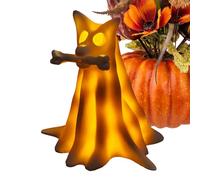 Ghost Nightlight, Dachshund Halloween Led Lamp, Spooky Ambient Light, Battery Operated Soft Glow, Cute Dog Ghost Design, Ideal for Bedroom, Nursery, Table, Bookshelf, Halloween Party Decor, White