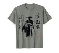 Ghost of Yotei Atsu Sketch Distressed Wanted Poster Camiseta