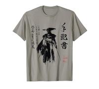 Ghost of Yotei Atsu Sketch Distressed Wanted Poster Camiseta
