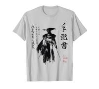 Ghost of Yotei Atsu Sketch Distressed Wanted Poster Camiseta