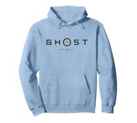 Ghost of Yotei Black and Yellow Minimalistic Logo Sudadera con Capucha, Unisex para Adultos, Azul Polvoriento, XL