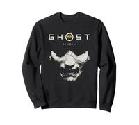 Ghost of Yotei Samurai Mask with Logo Video Game Sudadera