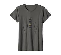 Ghost of Yotei Swords and Falling Leaves Black & Yellow Art Camiseta, Mujer, Asfalto, XXL