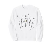 Ghost of Yotei Swords and Falling Leaves Black & Yellow Art Sudadera