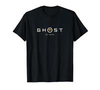 Ghost of Yotei White Lettering Gingko Leaf Logo Video Game Camiseta, Hombre, Negro, 4XL