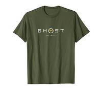 Ghost of Yotei White Lettering Gingko Leaf Logo Video Game Camiseta, Hombre, Verde Oliva, XXL