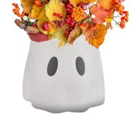 Ghost Planter Bowl - Decoración de Halloween cubierto, Candy Soporter Pot | Dibujo de mesa fantasma de dibujos animados, plantador de halloween recipiente de dulces decoración del hogar para la sala d