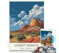 Ghost Ranch NM Rompecabezas de 1000 Piezas | Pero la colección de artistas divertidos y humorísticos Bellas Artes es ideal como regalo 26x38cm
