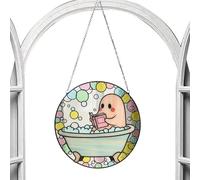 Ghost Reading Ornament - Acrylic Wall Art, Ghost-Shaped Pendant | Compact Book-themed Decor With Detailed Finish, Artistic Spirit Ornament For Bedroom Living Room Home Hotel Wall Shelf Entryway Creati