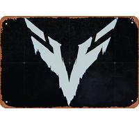 Ghost Recon Breakpoint The Wolves - Póster de metal retro vintage para decoración de pared de 8 x 12 pulgadas