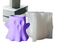 Ghost Resin Molds, Ghost Shaped Candle Making Wax Mould, Halloween Aromatherapy Art Crafts Epoxy Casting Mould for Gypsum Plaster Wax Soap Home Decoration