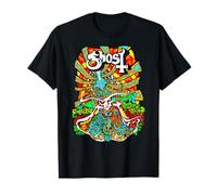 Ghost Satanic Panic Neon Poster Camiseta