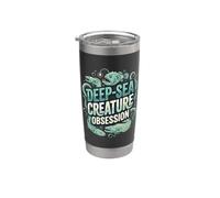 Ghost Shark Humor Deep Sea Nerd Quote Vaso térmico de acero inoxidable de doble pared