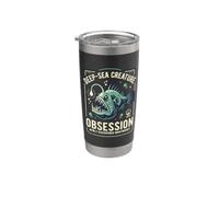 Ghost Shark Humor Deep Sea Nerd Quote Vaso térmico de acero inoxidable de doble pared