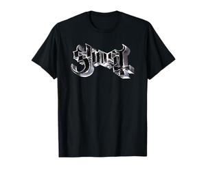 Ghost Skeleta Chrome Logo Camiseta