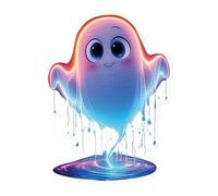 Ghost Stickers, Waterproof Ghost Decals, Laptop Stickers, Weatherproof Adhesive Laptop Luggage Refrigerator Truck Skateboard Car Window Halloween Decoration