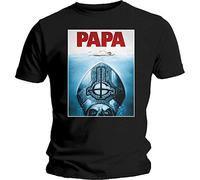 Ghost - T-Shirt # S Black Unisex # Papa Jaws