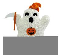 Ghost Throw Pillows - Spooky Ghosts Shape Pillow | Plush Halloween Cushion | Soft Horror Sleeper Hallovween Sofa Decor, Cute Gost Themed Bolster For Couch, Bed, Living Room, Spuky Holiday Decor