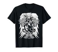 Ghost Vintage Rider Ride Free - Camiseta de motocicleta para hombre y mujer Camiseta
