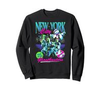 Ghostbusters Ciudad de Nueva York de Neón Retro de los 80 Sudadera