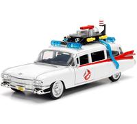 GHOSTBUSTERS ECTO-1 Modelo De Coche Escala 1/24 DieCast Original JADA TOYS