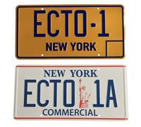 Ghostbusters ECTO 1 y ECTO-1A New York Prop 2 Pack (300 mm x 150 mm)