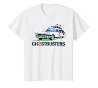 Ghostbusters Kids Logo Ecto 1 Nueva York Divertida película de los 80 1984 Camiseta