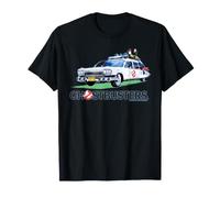Ghostbusters Logo Ecto 1 New York Fun 80s 1984 Película Clásica Camiseta