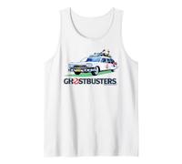 Ghostbusters Logo Ecto 1 New York Fun 80s 1984 Película clásica Camiseta sin Mangas