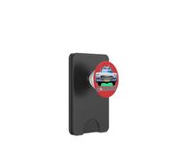 Ghostbusters Logo Ecto 1 New York NYC 80s 1984 Película clásica PopSockets PopWallet para MagSafe