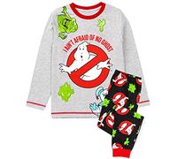 Ghostbusters Pijamas Boys Kids Monsters Gris Camiseta de Longitud Larga PJS 9-10 años