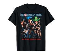Ghostbusters They're Here To Save The World Group Poster Camiseta