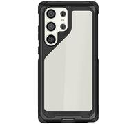 Ghostek ATOMIC slim Samsung Galaxy S23 Ultra Case Clear Back and S-Pen Stylus Access Shockproof Wireless Charging Compatible Protective Covers Designed for 2023 Samsung Galaxy S23 Ultra (6.8") (Black)