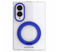 Ghostek MagKick - Funda para Samsung Galaxy Z Fold 8 con anillo giratorio MagSafe y protector de pantalla de vidrio frontal integrado, funda protectora transparente de alta calidad diseñada para