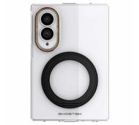 Ghostek MagKick - Funda transparente para Samsung Z Fold 8 con anillo giratorio MagSafe y protector de pantalla de vidrio frontal integrado, funda protectora premium diseñada para Galaxy Fold8 2026