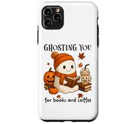 Ghosting You for Coffee and Books Fall Ghost Reading Boojee Carcasa para iPhone 11 Pro MAX