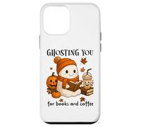 Ghosting You for Coffee and Books Fall Ghost Reading Boojee Carcasa para iPhone 12 Mini