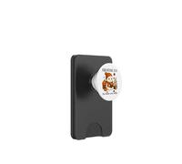 Ghosting You for Coffee and Books Fall Ghost Reading Boojee PopSockets PopWallet para MagSafe