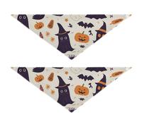 Ghostly Bats - Juego de 2 piezas para disfraz de perro, accesorios de moda para mascotas, disfraz de festival, mascotas que quieren vestirse, 30 x 12 y 2 pulgadas